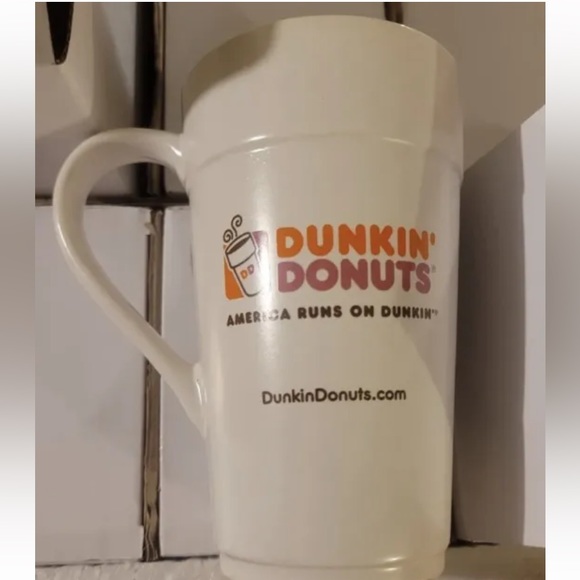 Vintage Dunkin Donuts Tall Mug 16 oz. 2012 Ceramic case of 12 - Picture 1 of 6